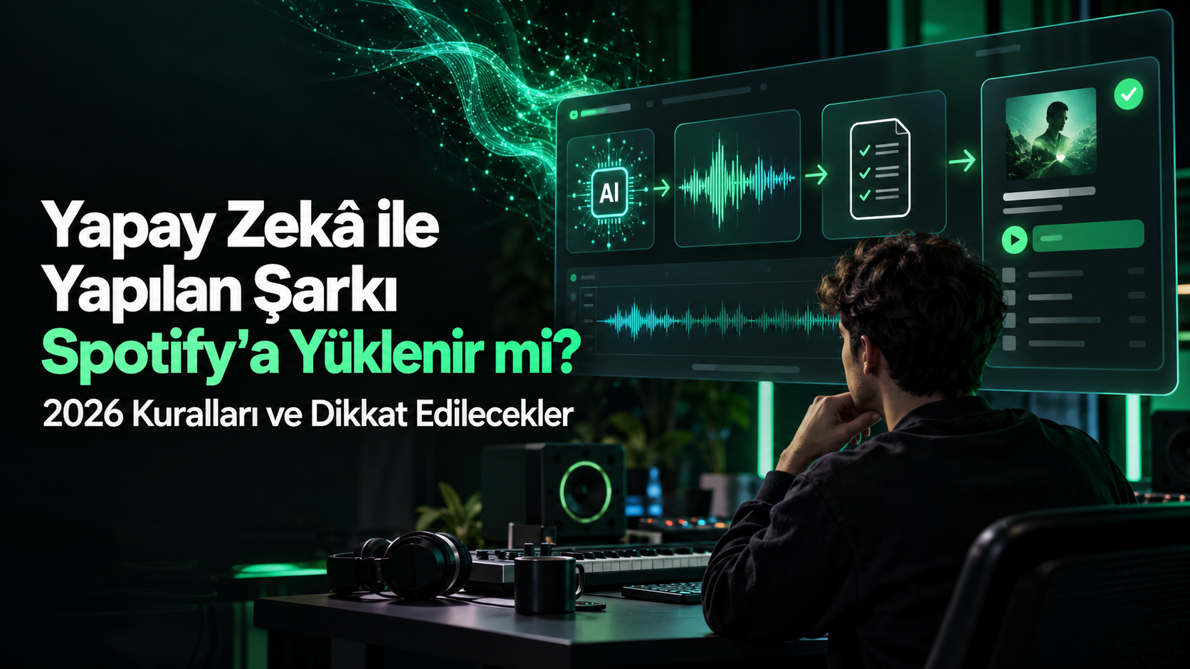 Yapay Zekâ ile Yapılan Şarkı Spotify'a Yüklenir mi? 2026 Kuralları ve Dikkat Edilecekler